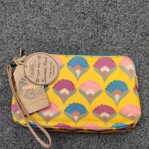Catchfly Culchiff Yellow Floral Women's Wristlet